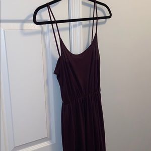 Purple maxi dress